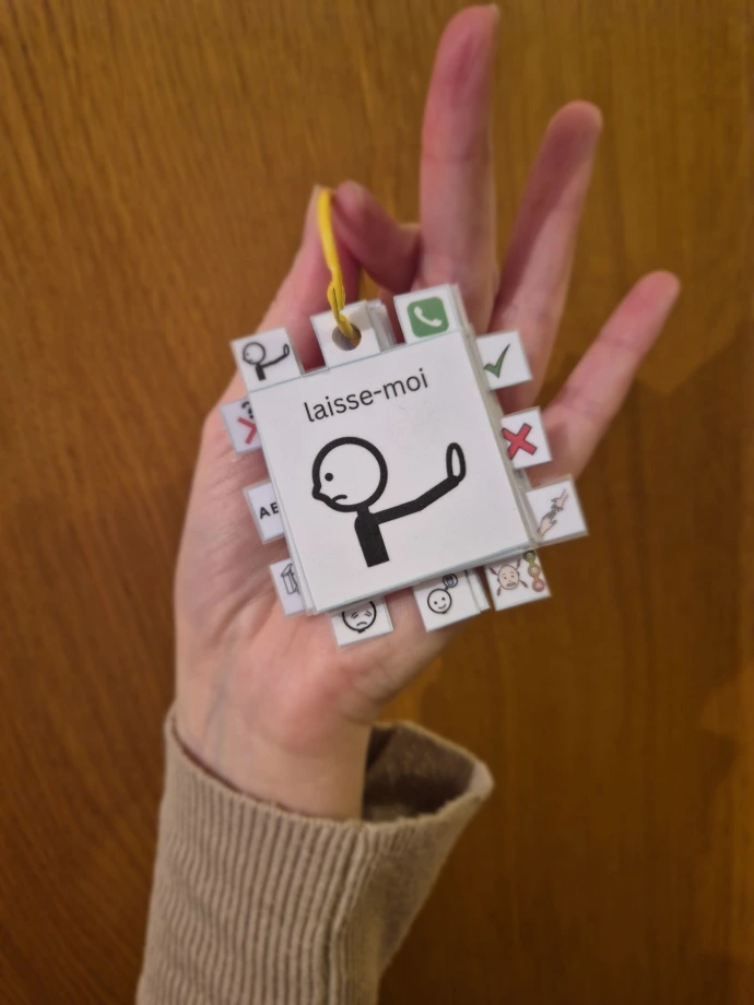 Porte clé à onglets SAMU VERBAL